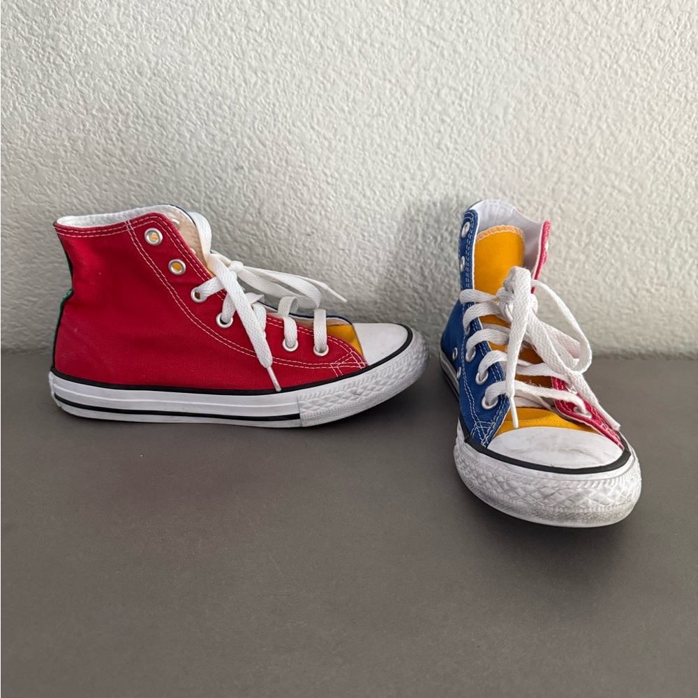 Colorful High-Top Sneakers